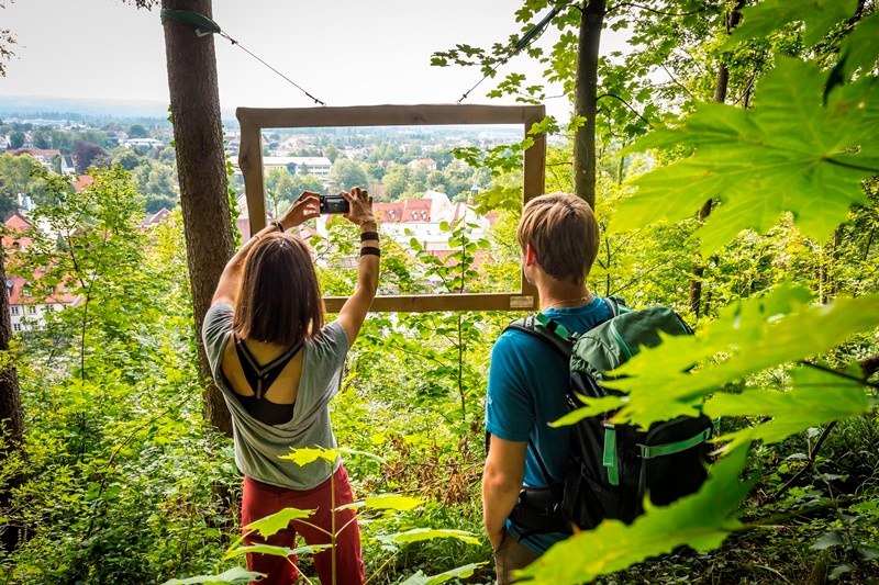 Blick vom bergwald, © Stadt Wolfratshausen Blick vom bergwald, © Stadt Wolfratshausen