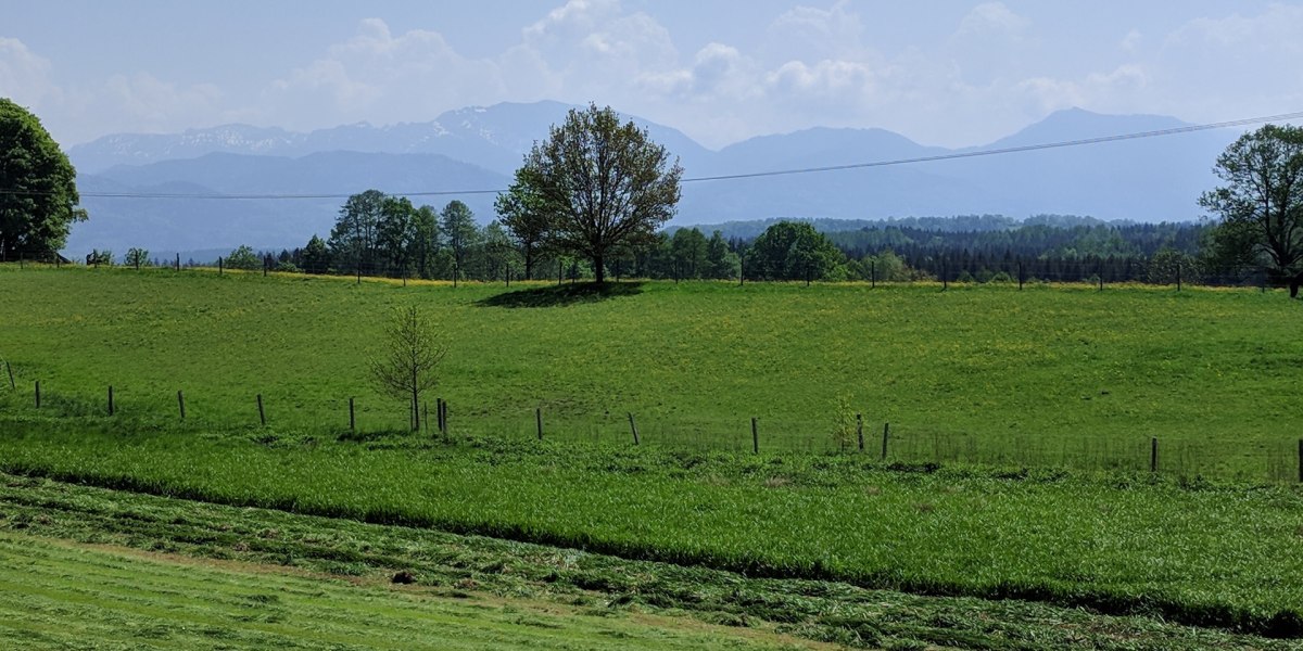 Panorama auf dem Weg, © Stadt Wolfratshausen Panorama auf dem Weg, © Stadt Wolfratshausen