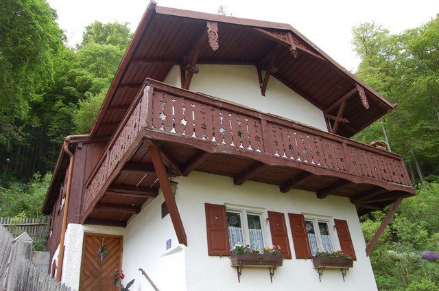 Die Villa am Bergwald in der 1897 Rainer Maria Rilke wohnte, © Stadt Wolfratshausen Die Villa am Bergwald in der 1897 Rainer Maria Rilke wohnte, © Stadt Wolfratshausen