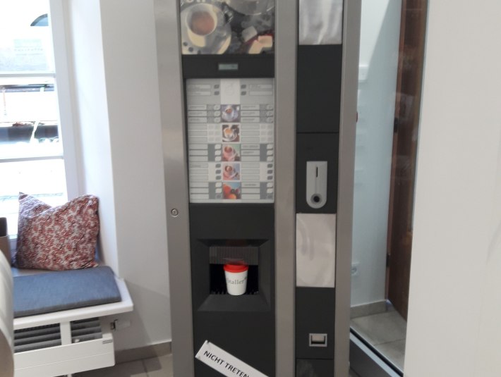 Original Kaffeemaschine in der Tourist-Information, &copy; Stadt Wolfratshausen