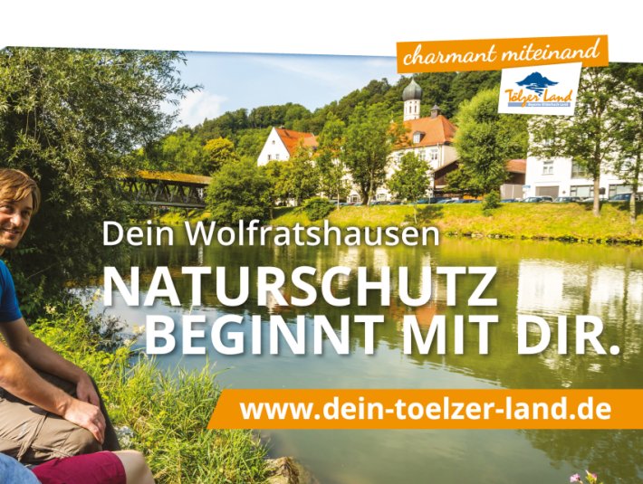 Naturschutzkampagne, © Stadt Wolfratshausen, Fotograf: Adrian Greiter