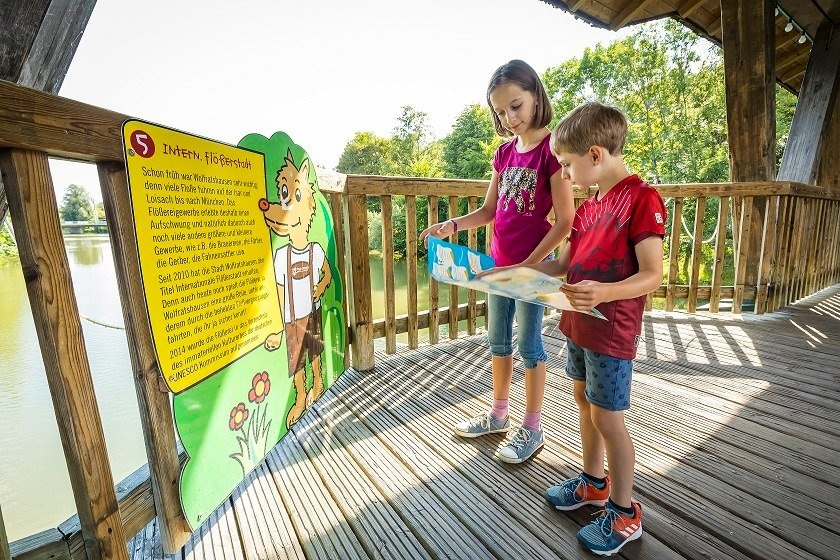 Kinderflößerpfad Wolfratshausen, © Stadt Wolfratshausen