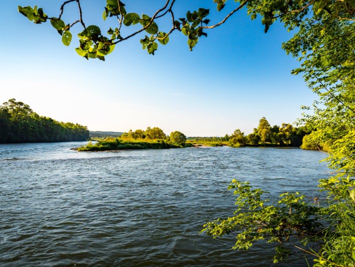 Zusammenfluss Isar und Loisach, © Stadt Wolfratshausen