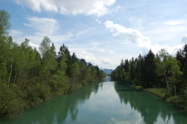 Die Loisach in der Nähe von Großweil, © Stadt Wolfratshausen