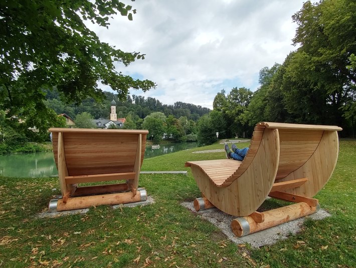 Blick &uuml;ber die Loisach, &copy; Stadt Wolfratshausen