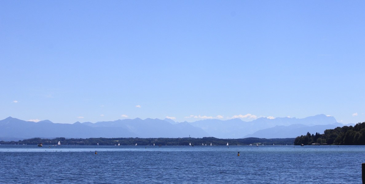 Starnberger See mit Alpenpanorama, © Tölzer Land Tourismus