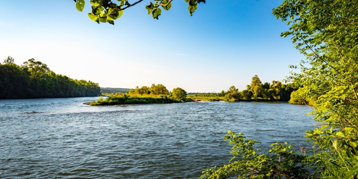 Zusammenfluss Isar und Loisach, © Stadt Wolfratshausen