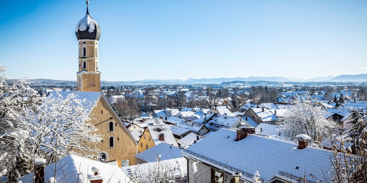 Loisachweg im Winter, © Stadt Wolfratshausen