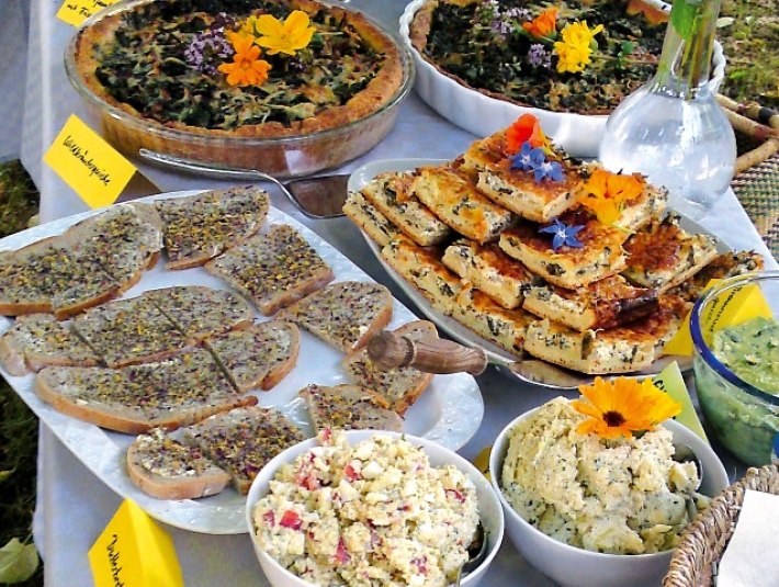 Heimische Kr&auml;uter lecker zubereitet