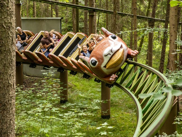 Die Eichh&ouml;rnchenbahn im M&auml;rchenwald in Wolfratshausen, &copy; Stadt Wolfratshausen, Fotograf: Adrian Greiter