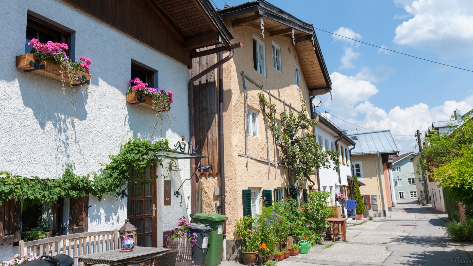 Alte Häuser in Wolfratshausen
