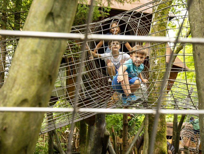 Klettern im Märchenwald, © Stadt Wolfratshausen, Fotograf: Adrian Greiter