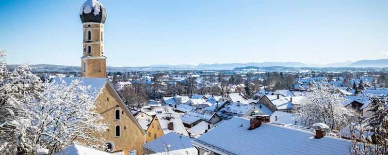 Loisachweg im Winter, © Stadt Wolfratshausen