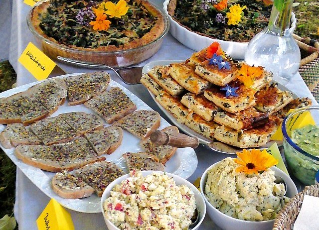 Heimische Kr&auml;uter lecker zubereitet